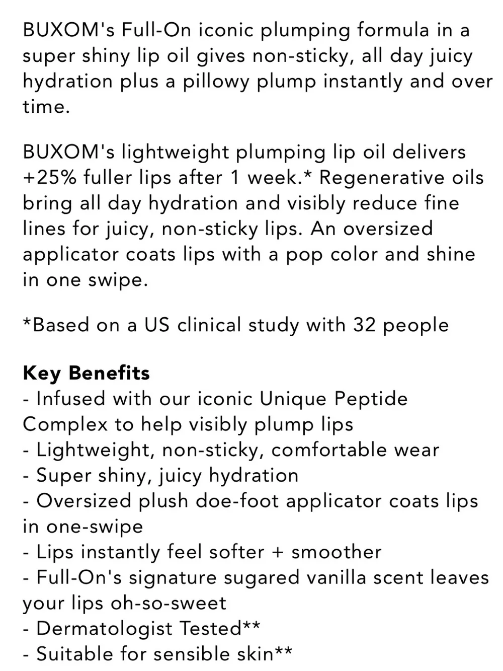 Buxom Full-On Plumping Lip Oil Dolly